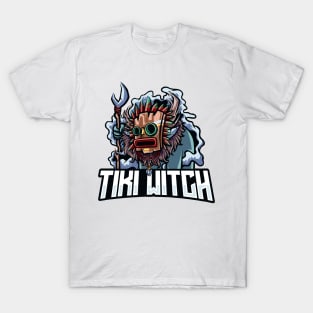 Tiki Witch Mask Mascot Fantasy Artsy Style T-Shirt